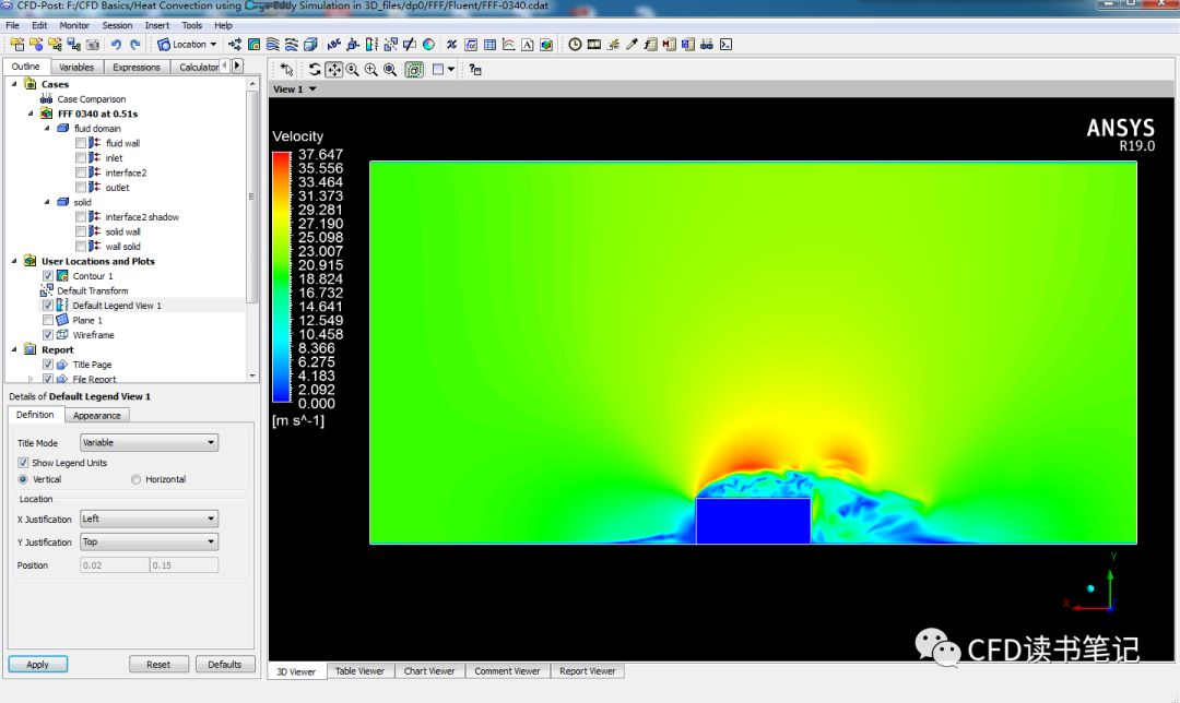 「CFD案例-Fluent」10 基于大涡模型的三维热对流仿真的图21